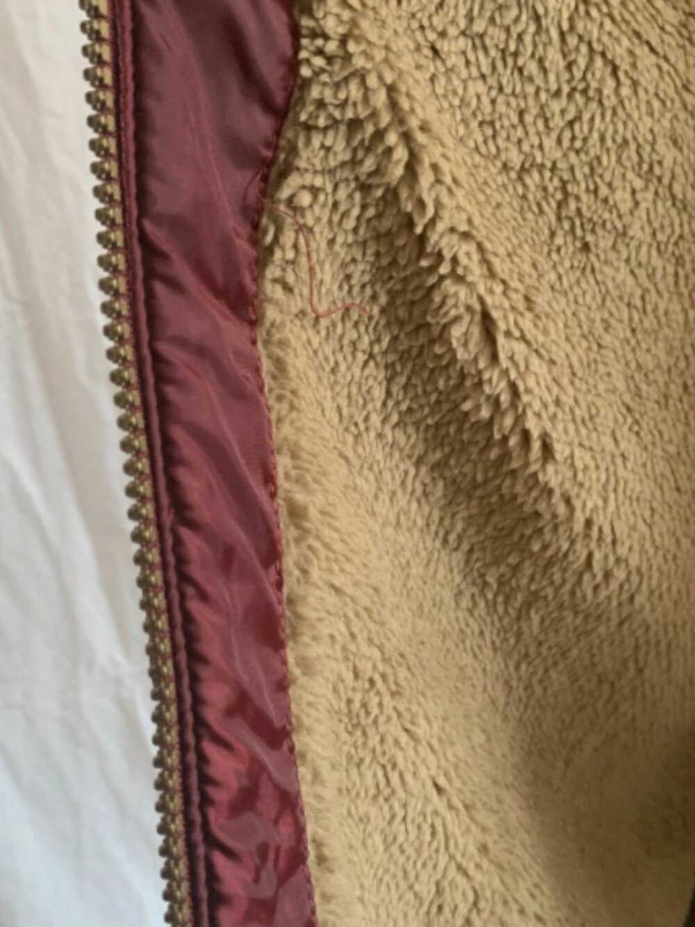 New Weatherproof Vintage Women’s Quilted Puffer Coat, Burgundy, Size XL ⭐️ - Picture 7 of 10